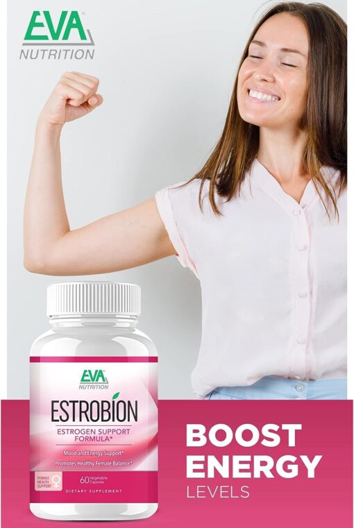 EVA Nutrition Estrobion Estrogen Support Capsules | Mood & Energy Support