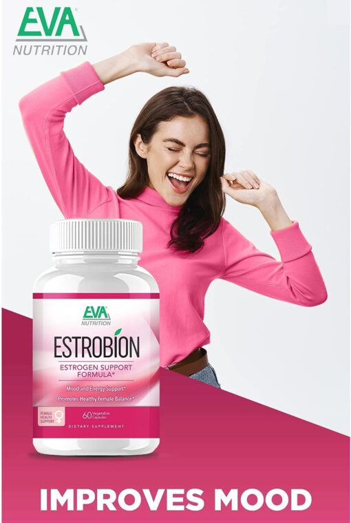 EVA Nutrition Estrobion Estrogen Support Capsules | Mood & Energy Support