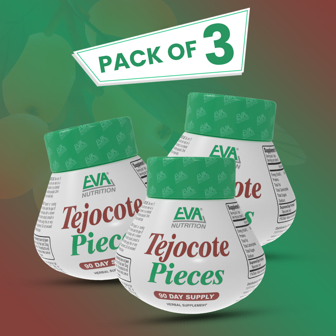 EVA Nutrition Tejocote Pieces | Natural Digestive & Cleanse Support (Pack of 3)